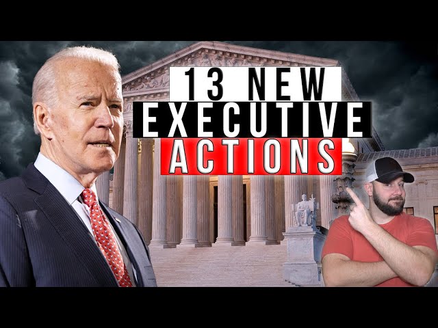 BREAKING: Biden has issued 13 NEW EXECUTIVE ACTIONS to "address Gun Violence"... This is ASININE...