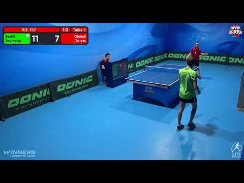 08:00 Serhii Zavinskyi 3 - 0  Oleksii Zaiets West 1 WIN CUP 30.11.2022 | TABLE TENNIS WINCUP