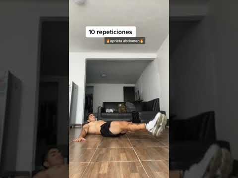 Como tener un ABDOMEN MARCADO Y DURO entrenando en casa😱🔥 #fitness #workout