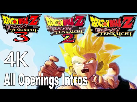 Dragon Ball Z: Budokai Tenkaichi All Openings Intros 4K