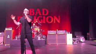 Bad Religion -  I Want to Conquer the World - Riverside, CA - 10/15/21 - 4K 60FPS HDR