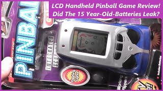 Pocket Arcade Pinball Game LCD Handheld Review The No Swear Gamer Ep 801