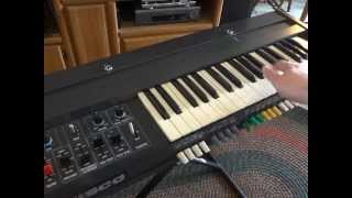 Video thumbnail for 1979 TEISCO S-100P Monophonic Analog Preset Synthesizer Kawai 100P by keyboard resource
