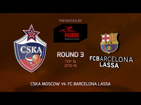 Highlights: Top 16, Round 3, CSKA Moscow 93-82 FC Barcelona Lassa