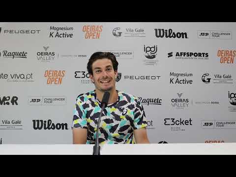 Conferência de Imprensa de Giulio Zeppieri (2R) — Oeiras Open 1 2022