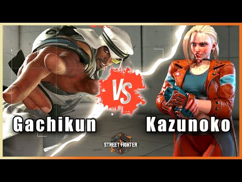 ⏱SF6 ➤ Gachikun (Rashid) vs Kazunoko (Cammy) 🔥 Street Fighter 6