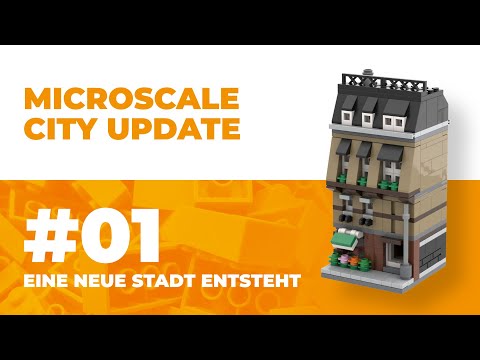 Eine neue Stadt entsteht - Bau einer modularen Microscale LEGO Stadt - 01