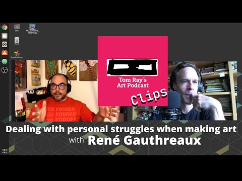 Instagram comic artist Rene Gauthreaux deals with personal struggles about making art