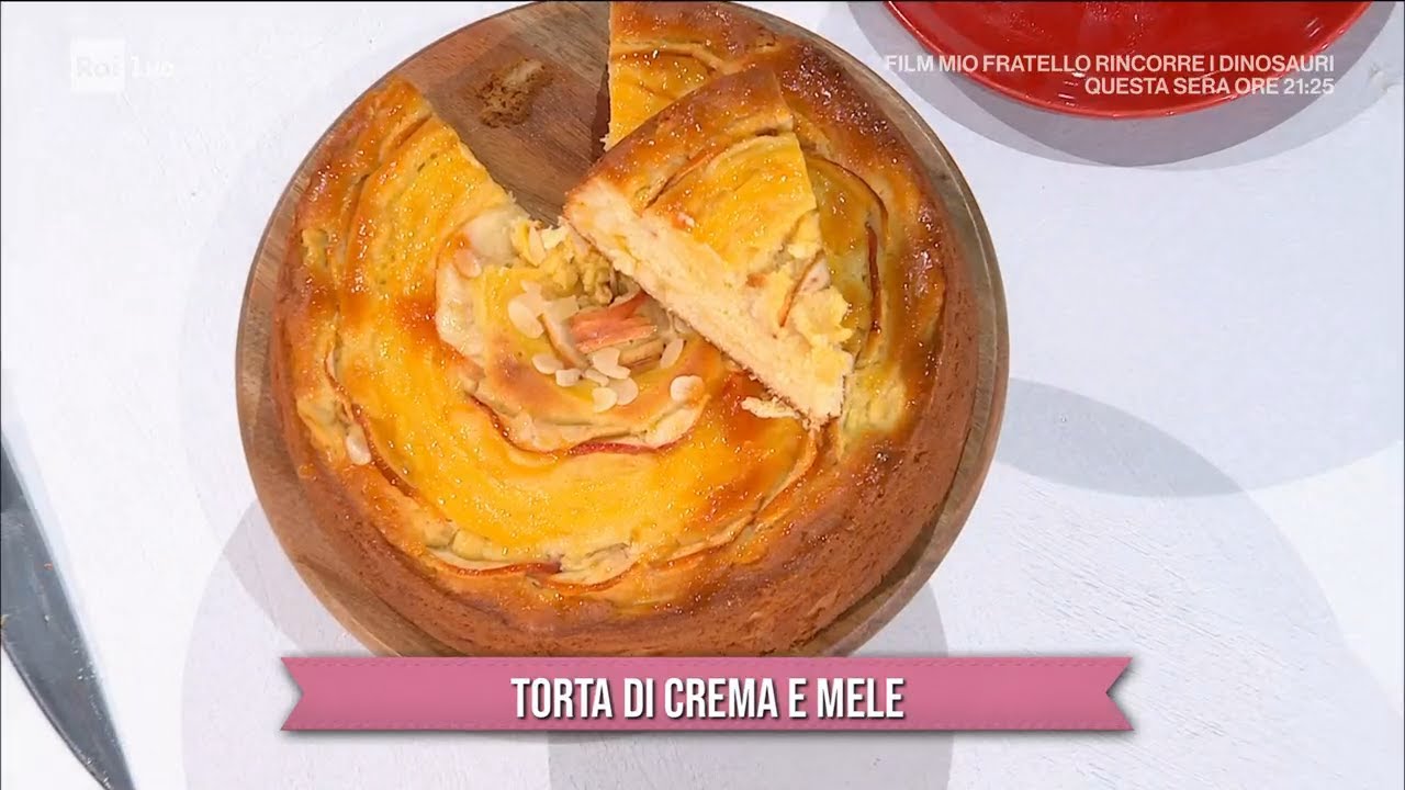 Torta di crema e mele - È sempre mezzogiorno 27/10/2021