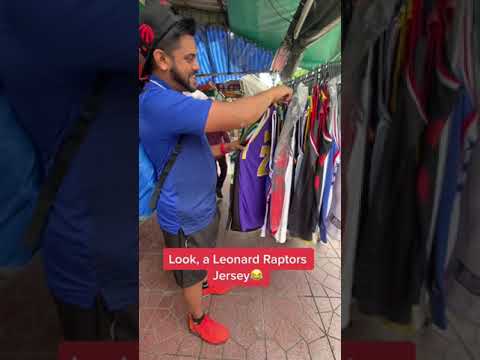 I don’t endorse fake NBA jerseys, but that was quite the replica!😅🏀Thailand truly has it all🇹🇭