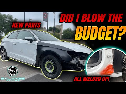 REBUILDING MY CRASH DAMAGED AUDI A3 8V ON A BUDGET - EP6