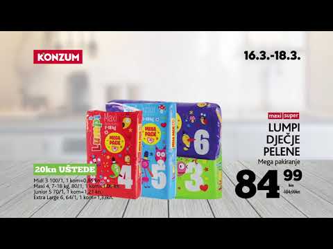 Konzum vikend akcija (16.3.-18.3.)