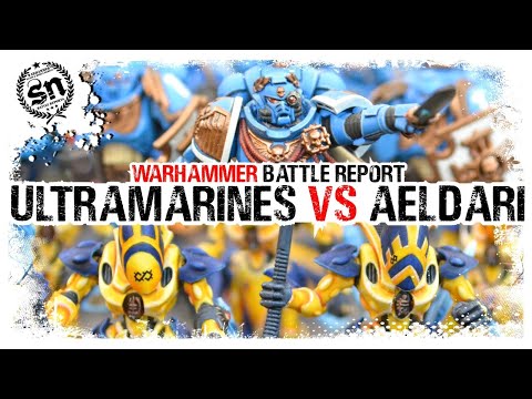 Aeldari vs Space Marines - Warhammer 40,000 (Battle Report)
