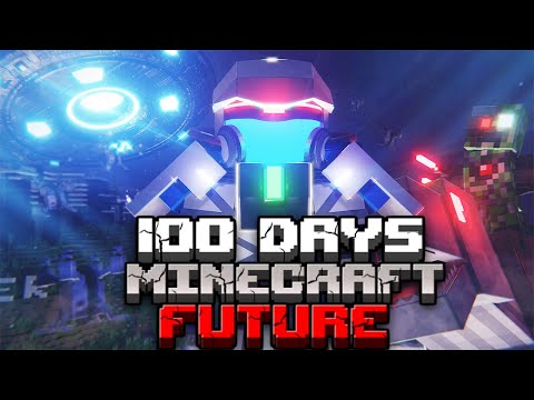 Mud Flaps - I Survived 100 Days in the FUTURE in Hardcore Minecraft