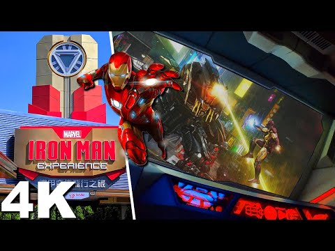 Video: Iron Man Experience [On-Ride with Queue 4K POV] - Hong Kong Disneyland