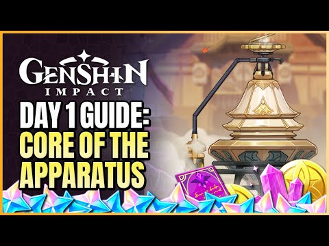How To Play Core Of The Apparatus Day 1 Event Guide | Quest & Freestyle Creations | Genshin Impact