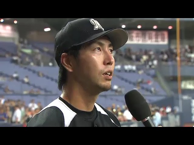 マリーンズ・古谷拓哉投手ヒーローインタビュー 6月26日 オリックス・バファローズ 対 千葉ロッテマリーンズ