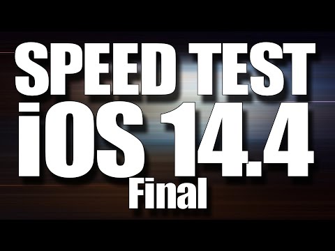 Speed Test iOS 14.4 Final vs iOS 14.3