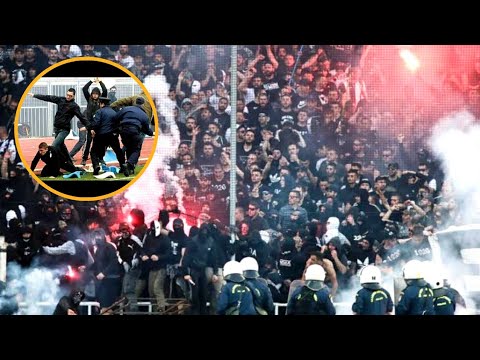 22-year-old man $tabbed to death during brawl between AEK Athens and Dinamo Zagreb fans
