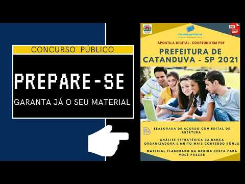 Apostila Prefeitura Catanduva SP Assistente Social 2021