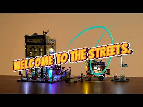 Vidéo Lumibricks Street Fusion 19001 : Remorque stand de hot-dogs