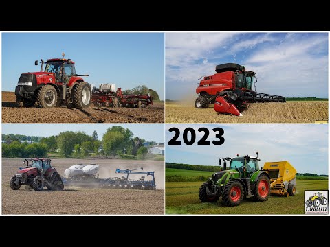 2023 WI Farming: Planting, Hay Baling and Wheat Harvest