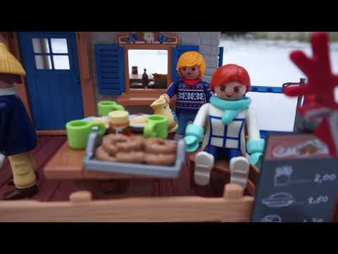 Chalet Playmobil 9280  sous la neige