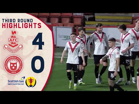 FC Airdrieonians Airdrie 4-0 FC Hamilton Academical 