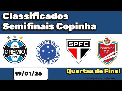 Tabela Copinha 2026 Classificados Semifinais Copa São Paulo Futebol Jr 19/01/26 | Copinha 2026
