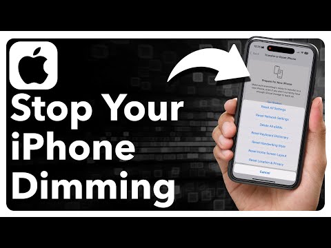How To Stop iPhone From Dimming