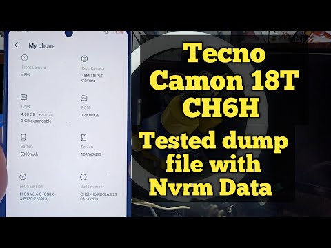 tecno camon 18t tested dump(flash file) file for dead boot hang on logo and unknown IMEI