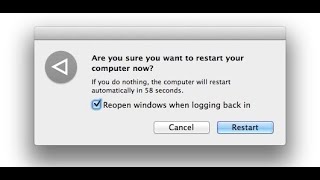 Are You Sure You Want To Restart Your Computer Now
