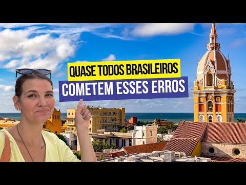 12 MISTAKES that 99% of Brazilians MAKE WHEN TRAVELING to CARTAGENA and SAN ANDRES