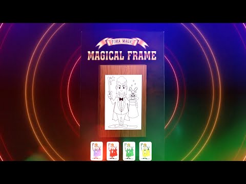 Magic Frame Tora Colouring Trick