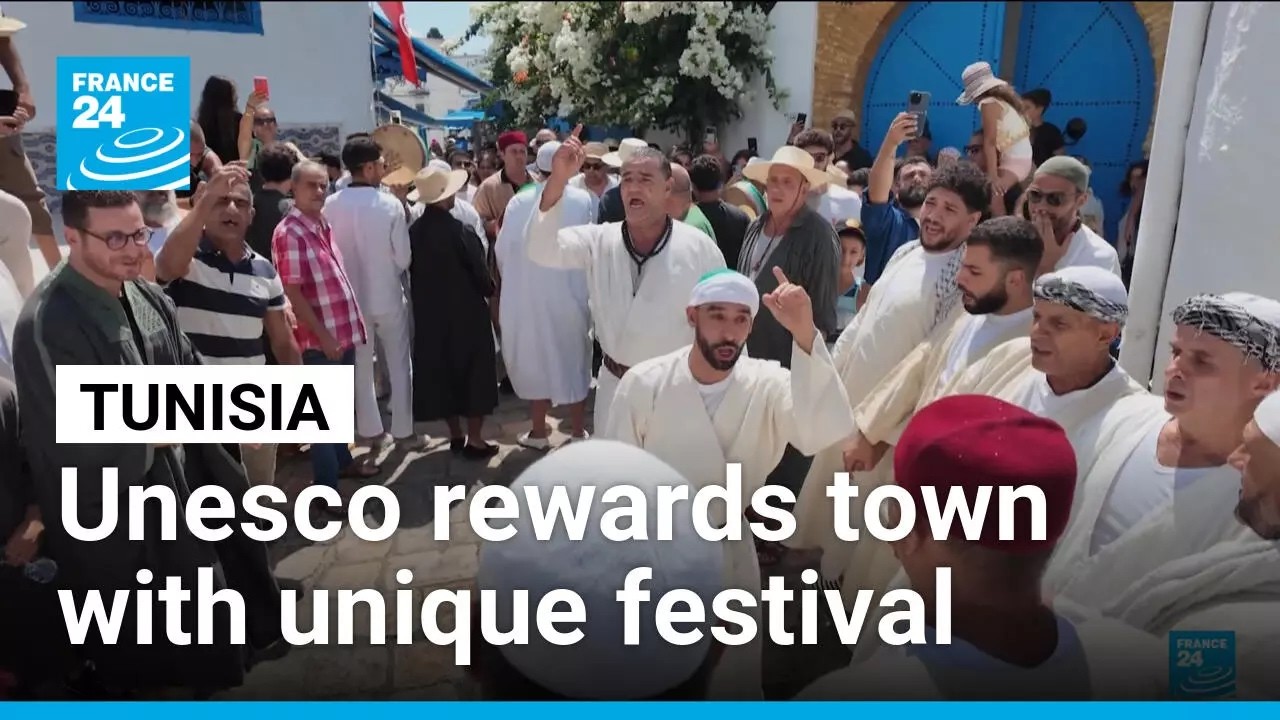 Tunisia's iconic Sidi Bou Said town added to UNESCO world heritage list • FRANCE 24 English