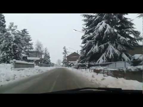 Incisa Scapaccino, nevicata di Mercoledì 1° Febbraio 2012