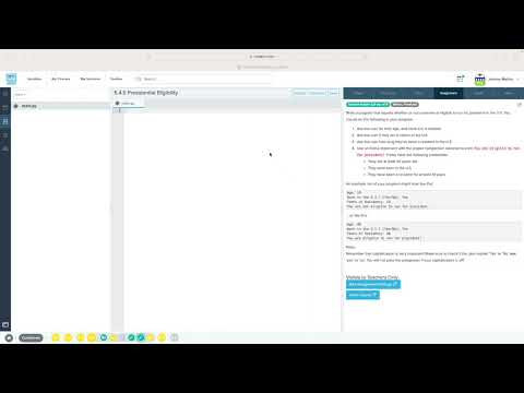 Codehs Python 5 4 Video Tutorial Logical Operators Part 1