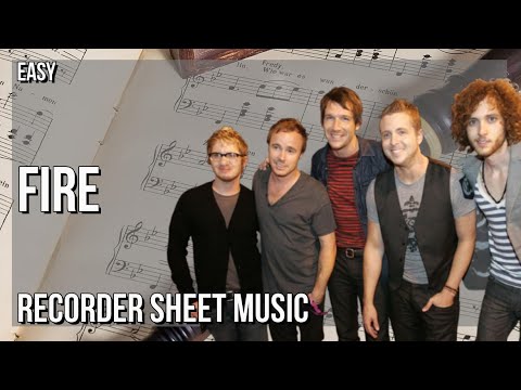 Recorder Sheet Music: How to play Fire by Meduza & OneRepublic ft Leony