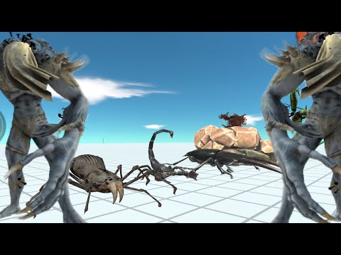 Animal Revolt Battle Simulator Giant Invertebrates VS 2 Scourge
