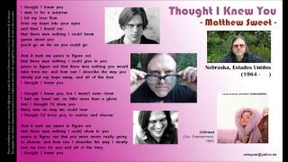 Thought I Knew You - Matthew Sweet