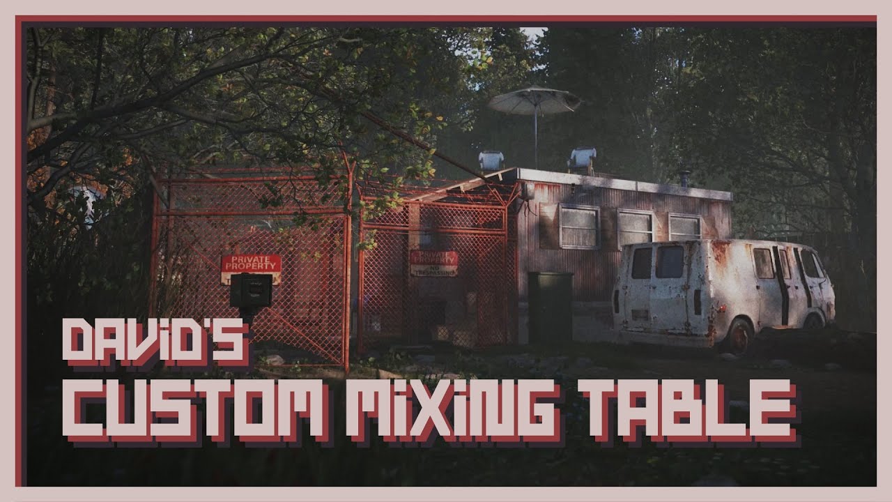 David's Custom Mixing Table