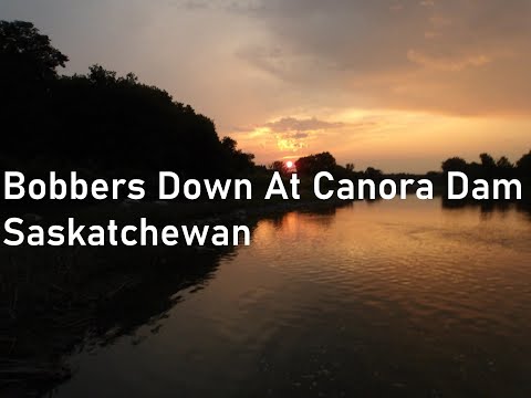 Bobbers Down At Canora Dam Saskatchewan