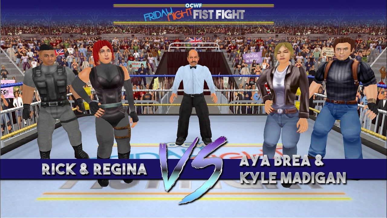 OCWF S1443 Rick & Regina VS Aya Brea & Kyle Madigan
