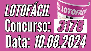 LOTOFÁCIL de hoje 10/08,  Premiação de hoje, Lotofácil de Hoje, Resultado Lotofácil,