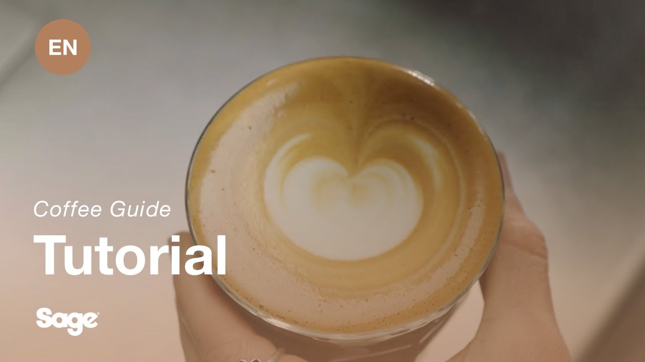 How to create latte art: the dot