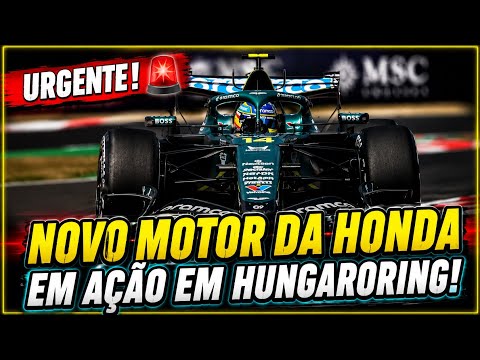 ​🚨 NOVO MOTOR HONDA DA ASTON MARTIN VAI À PISTA EM HUNGARORING!
