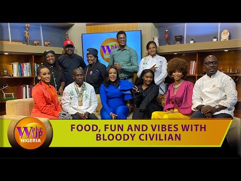 Multi-Talented Singer, Bloody Civilian Joined Us On Wake Up Nigeria