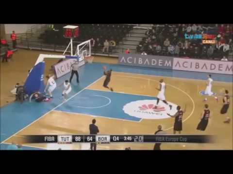 Ronnie Boggs - (2015-'16 Game Highlights): Türk Telekom - Boras Basket (FIBA Europe Cup)