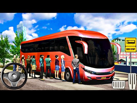 Uphill Bus Driving Simulator 2021 - Offroad Passenger Transport Coach Bus Games Android Gameplay