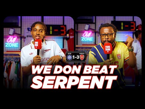 INTER  1- 3 ARSENAL ( @psalmwrite & Ade - NIGERIAN FAN REACTION) 2025-2026 UEFA CHAMPIONS LEAGUE